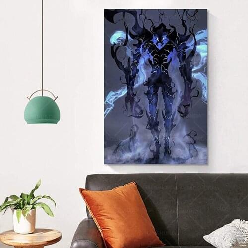 Solo Leveling Beru Art Posters Wallpainting Canvas Art Poster and Wall Art Picture Print Modern Family Bedroom Decor Posters
