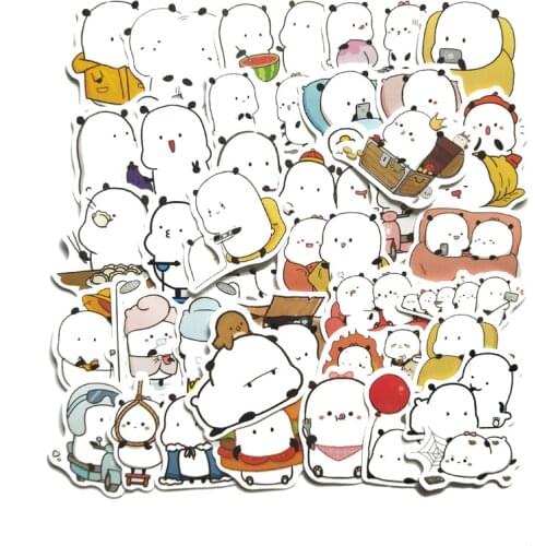 TD ZW Mini 2-3CM 38Pcs Hand Account Cartoon Stickers Waterproof Laptop Motorcycle Luggage Fridge Phone Sticker