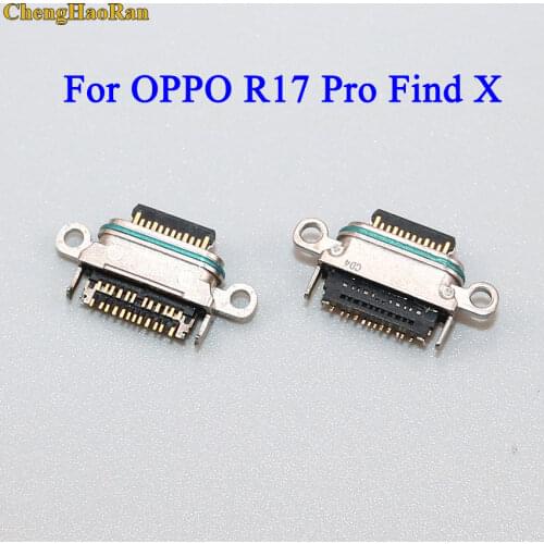 ChengHaoRan 1pcs For OPPO R17 Pro Find X USB Charging Charger Dock Port Connector USB Jack Socket