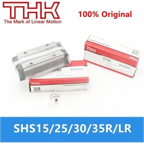 Japan THK linear guide slider block carriage SHS15R SHS25R SHS30R SHS35R SHS25LR SHS30LR linear rail bearing CNC router parts
