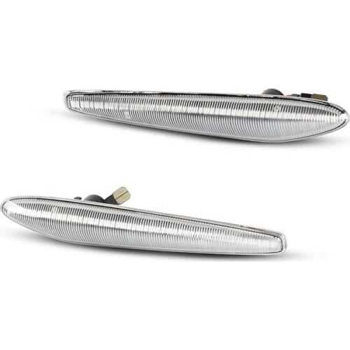 2Pcs Dynamic Amber LED Side Marker Turn Signal Light Flowing Water For Alfa Romeo 159 typ 939 2005-2010 Boera typ 939 2005