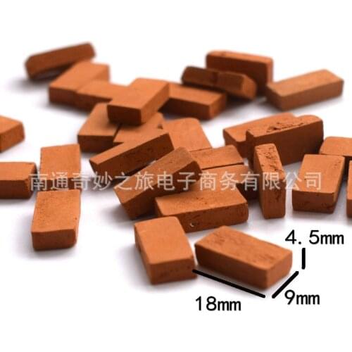 35/40/50/60/70PCS1/16Childrens handmade DIYsand table simulation building small house minibrick micro landscape buildingmodel