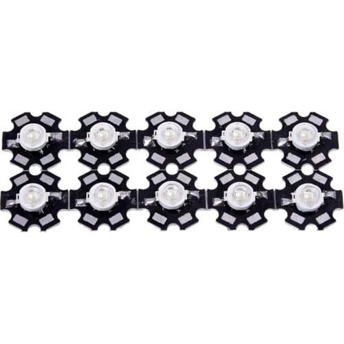 Promotion! 10pcs 3W High Power Star LED Light Lamp Bulb (Green)--Great for Making Light Sources for Video Camera, Fish Tank, De