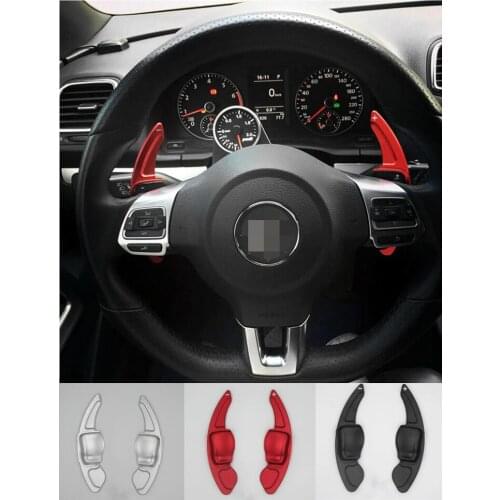TTCR-II Aluminium steering wheel DSG paddle shifters for VW volkswagen GOLF 6 CC GTI R20 Tiguan Paddle Gearbox Car Accessories