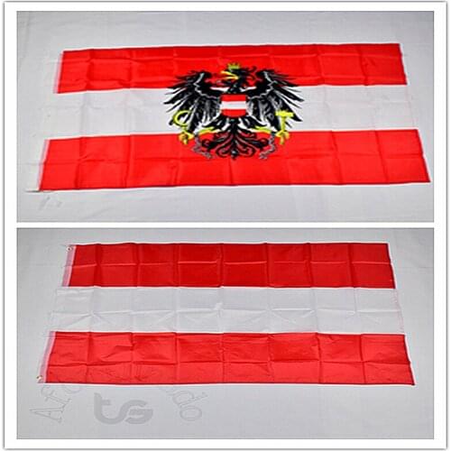 Austria Austrian 90*150cm flag Banner 3x5 Foot Hanging National flag for meet,Parade,party.Hanging,decoration