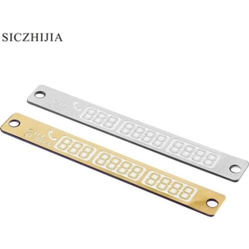 Car temporary parking card telephone number plate for Toyota Camry Corolla RAV4 Yaris Highlander/Land Cruiser/PRADO Vios