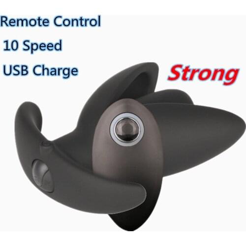 Wireless Remote Control 10 Speed Vibrating Butt Plug Anal Sex Toys for Men Plug Stimulator Prostate Massager Sex Products G Spot