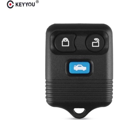 KEYYOU Replacement 4 Button Remote Key Case Shell FOB For Ford Transit MK6 Connect 2000-2006 Auto Refit Keyless Entry Car Key