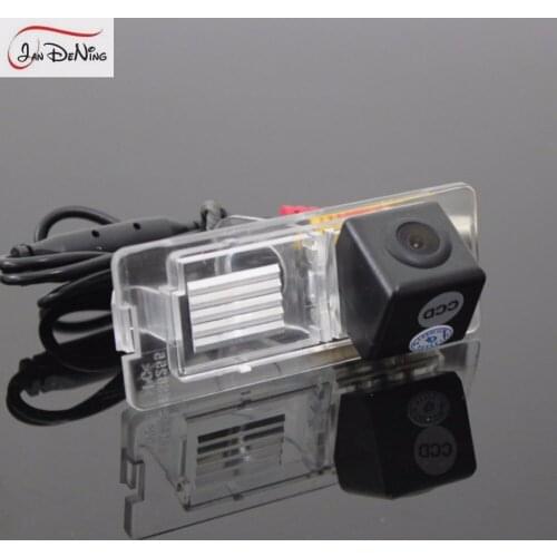 JanDeNing CCD Car Rear View Parking/ Backup Reverse Camera/License Plate Light OEM WaterProof For Renault Fluence 2009-2014