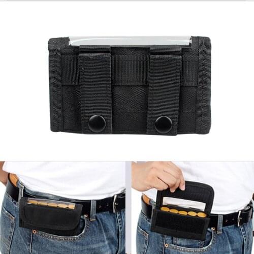 Camping Tactical Airsoft Molle Military Waist Belt Bullet Bag Shell Holder Shotgun Cartridges 12/20 Gauge Ammo Hunting Pouch