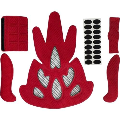 Helmet Padding Kit 23PCS Bicycle Replacement Universal Foam Pads Set with Nets for Bike Motorcycle Cycling Helmet