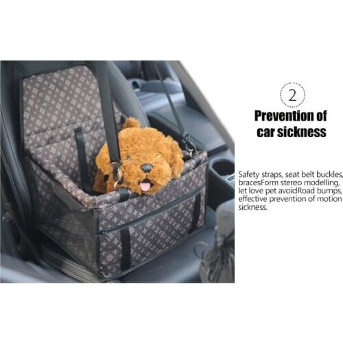 4D pet anti-dirt breathable car mat, double thick Pet car mat gauze hanging bag breathable waterproof double pet car bag travel