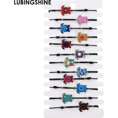 Lovely Candy Charms Bracelets Handmade Braided Rope Chain Cartoon Owl Cat Animal Bracelet For Women Men Jewelry Friends Gift