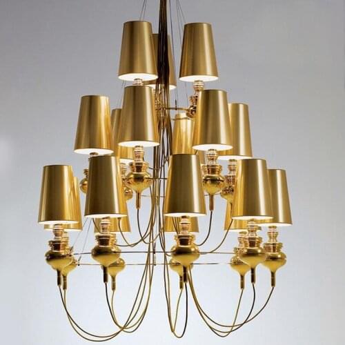 Spain Jaime Hayon Design Suspension Chandelier Post Modern Pure Led Chandelier Villa Foyer 4 Colors Paint Metal Chandelier Light