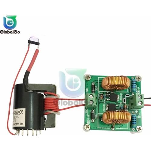 Mini ZVS Tesla High Frequency DC High Voltage Generator Coil Induction Heating Machine Module Board DIY Kit