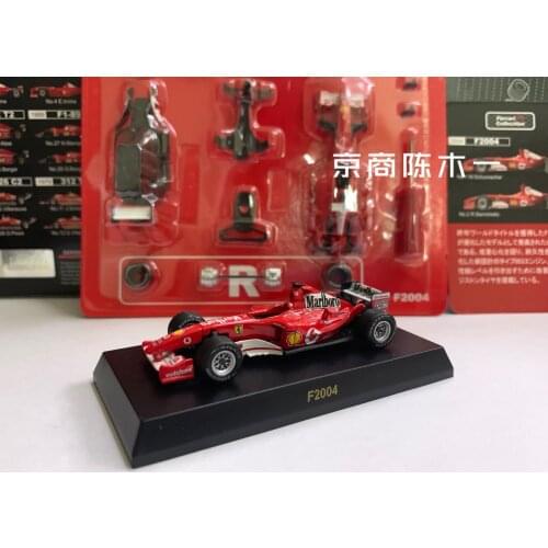 KYOSHO 1/64 Ferrari F2004 Barrichello Schumacher Collect die casting alloy F1 RACING assembled trolley model