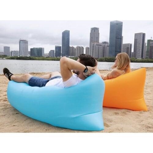 Inflatable Air Bed Sofa Lounger Couch Chair Bag Hangout Outdoor Camping Beach Inflatable Couch Sofa Indoor Outdoor Adults Kids