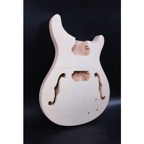 Unfinished Electric guitar neck+Guitar Body handmade Diy guitar parts#PR-7