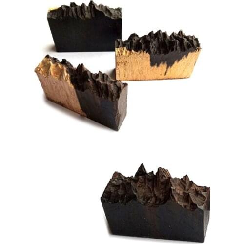 1 Pc Epoxy Resin Broken Natural Sandalwood Art DIY Necklace Pendant Accessories Making Jewelry Making