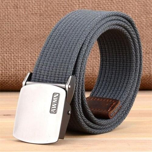 LannyQveen new tactical belt 3.8cm wide canvas belt male high quality jeans belts for men free shipping