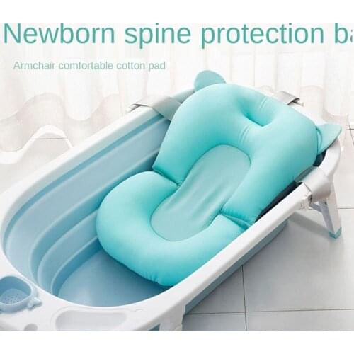 Newborn Baby Bath Net Floating Mat Bath Rack Baby Bath Mat Suspension Mat Bath Bed Non-slip Bath Net Pocket Can Sit and Lie