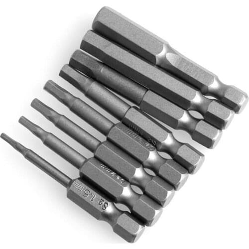 Hex Key Allen Bit Set Quick Change Connect impact driver power drill metric Long