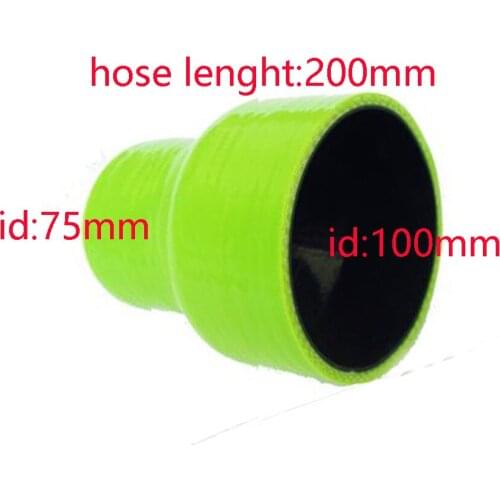 Id75/100mm Silicone Transition Coupler Turbo Intercooler Pipe Hose Reducer