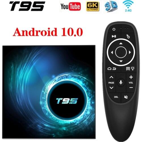 T95 Smart Android TV Box Android 10 10.0 4GB 32GB 64GB Allwinner H616 Quad Core 1080P 4K 6K Media player 2GB16GB Set top box