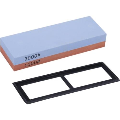 1000/3000,1000/6000,3000/8000 Kitchen Knife Sharpener Stone Double Side White Corundum Grindstone Cutter Sharpener Whetstone