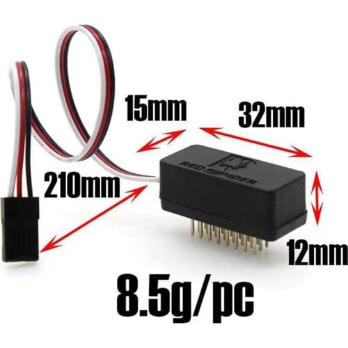 CH3 C Three-channel Extender One for Eight Port Hub Light Control Module for RC Car Light Three-way Remote Control Switch