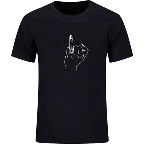 Fun summer casual printed wedding diamond ring fun short sleeve T-shirt for men and women