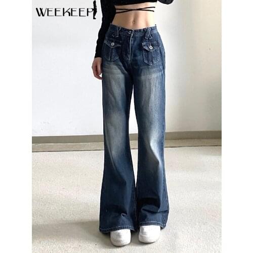 Женские джинсы бойфренды WEEKEEP China At AliExpress