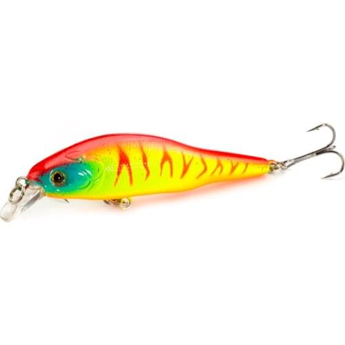 1PCS Fishing Lure 9CM 9.5G Minnow 3D Eyes Jerkbait Plastic Artificial Hard Lure Lifelike 6# hook fly fishing Crankbait