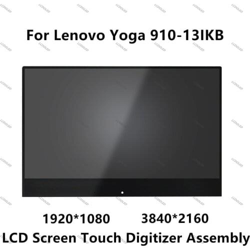13.9'' LCD Display Screen Touch Digitizer Assembly For Lenovo YOGA 910 80VF00MEUS 80VF00MKUS 80VF0039US 80VG004BUS 80VG004AUS