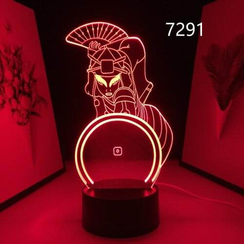 Ainme Avatar The Last Airbender Suki Lamp for Kids Home Bedroom Decor Birthday Gift LED Lamp Manga Acrylic Table Light
