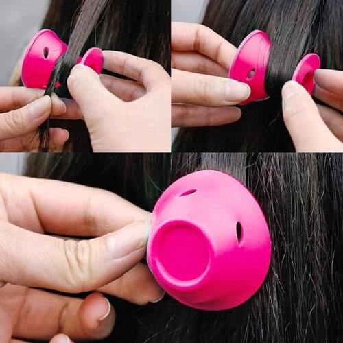 Hair Styling DIY Tool For Curler Sleeping No Heat Roller Hair Care Rollers Soft Rubber Silicone Hair Curler