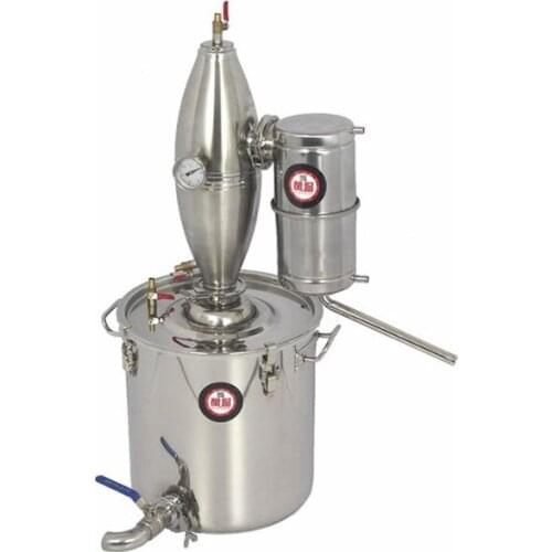 CE Alcohol Stainless Distiller Home Brew Kit Moonshine Still Wine Making Boiler 25L