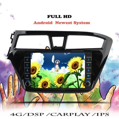 IPS Car Radio For Hyundai I20 2015 2016 2017 2018 Android 10 Multimedia Player Auto Navigation GPS Audio DVD 2 din Tape Recorder