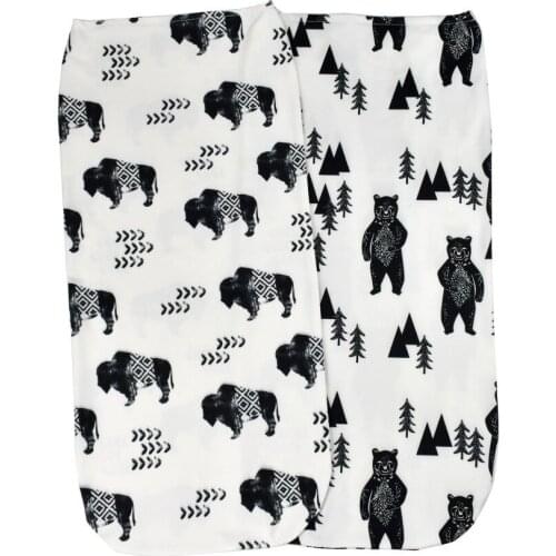 Cocoon For Baby Sleep Black And White Baby Sleeping Bag Muslin With Headhand Hair Band Set Knotted Soft Newborn Cocoon Sack