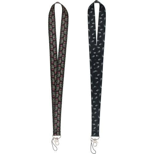 MD584 DMLSKY Skull Strap Necklace for keys Lanyard for ID Card Pass Gym Mobile Phone USB badge Lanyard