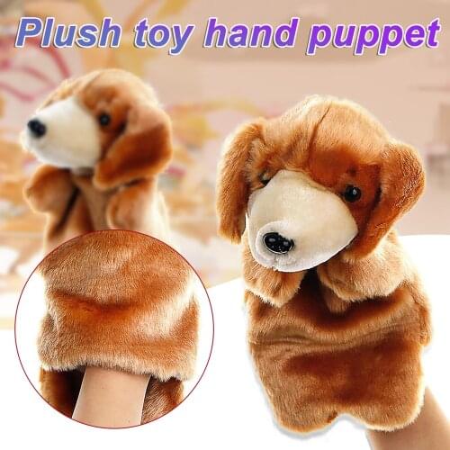 Cartoon cute animal plush toy Hand puppet Educational Plush Toy Animal Shape Plush Hand Puppet Parent-child Toy Gift for kids