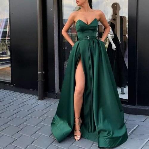 Ossizoue Womens Satin Dresses