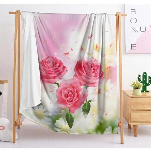 Festival rose mexican pink luxury animal crossing fabric blanket for bed custom photo weighted tapestry throw h fuzzy blanket