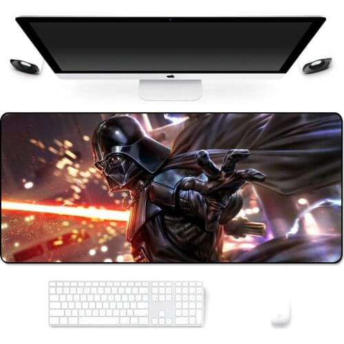 Star Wars Darth Vader Anti-Slip Durable Rubber Large Gaming Mouse Pad Computer Gamer Keyboard Mouse Mat Mousepad for PC Desk Pad