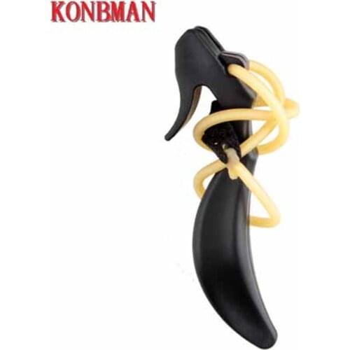 Slingshot for Hunting Resin Catapult with Flat Rubber Band Outdoor Sports Shooting Slingshots High Quality