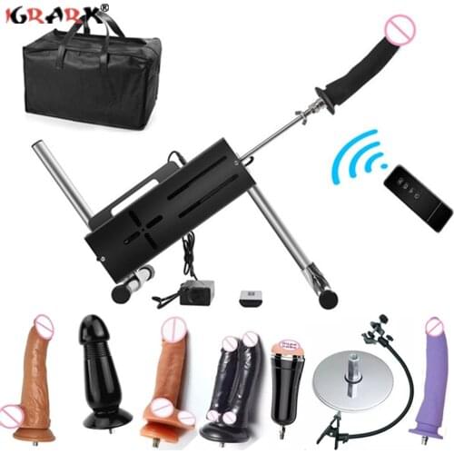 Upgrade Wireless Sex Machine for Women Men Strong Power Automatic Vibrators Dildo Penis Anal Plug Sex Toys Shop Adult Supplies