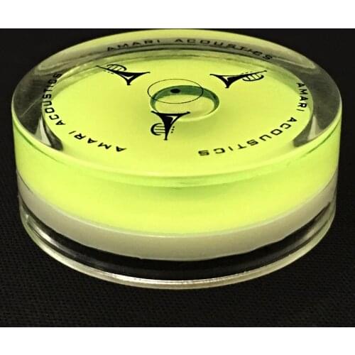 Amari vinyl record player level 30mm diameter 10mm high acrylic material