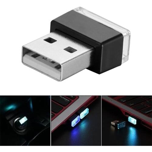 1 pc Book Lights Car Atmosphere Lights USB LED Mini USB Cigarette Lighter Decorative Lamp Night Light Sockets