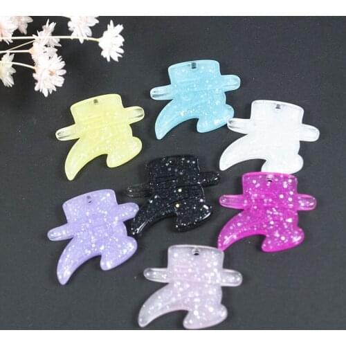 10pcs/lot 26*21mm Plague Doctor FlatBack Resin Bird head skull Crafts For Diy Decoration Multicolor Resin Cabochons