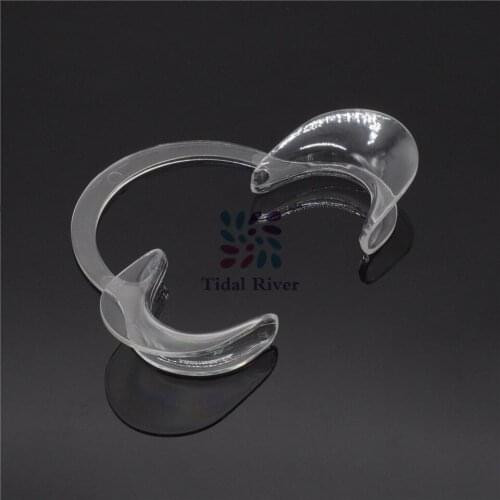 10/Pcs Dental Adult Size C-Type Mouth Opener Teeth Whitening Cheek Retractor Dentist Accessiores